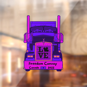 Colourful Canadian Freedom Convoy