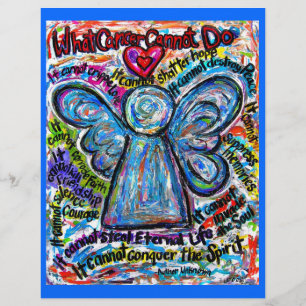 Colourful Cancer Angel Flyer