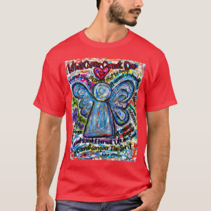 Colourful Cancer Angel Painting T-shirt
