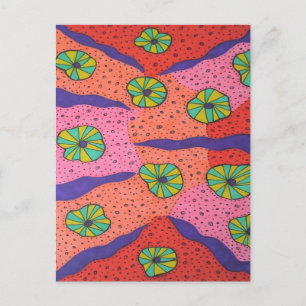 Colourful Candies Abstract  Postcard