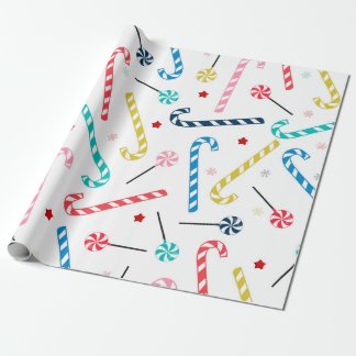 Colourful candies Christmas  Wrapping Paper