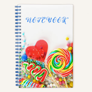 Colourful Candies Fun and Cute Notebook