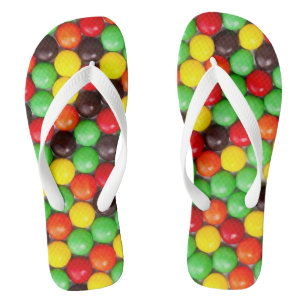 Colourful candies jandals