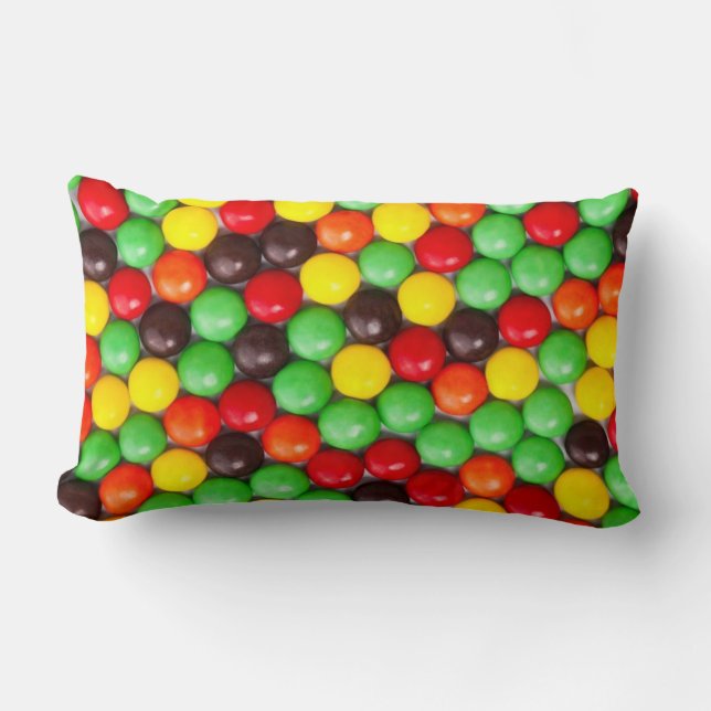 Colourful candies lumbar cushion (Front)