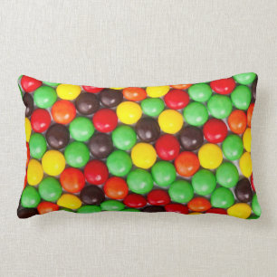 Colourful candies lumbar cushion