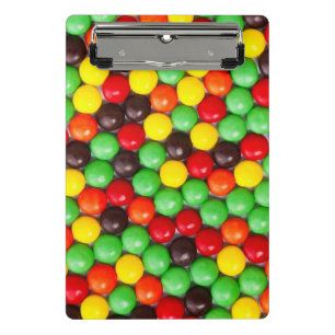 Colourful candies mini clipboard