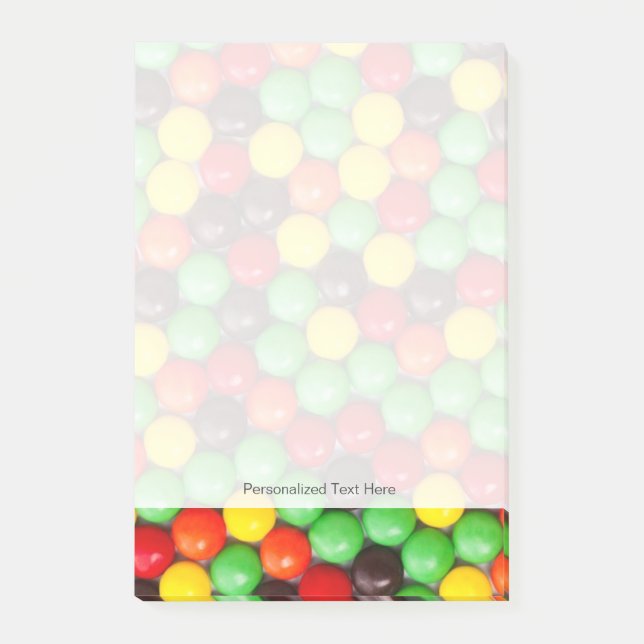 Colourful candies post-it notes (Front)