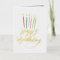 Colourful Candles Happy Birthday