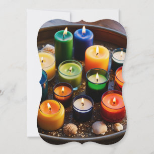 Colourful Candles Happy Birthday Funny Card
