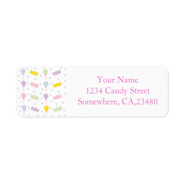 Colourful Candy and Stars (Front)