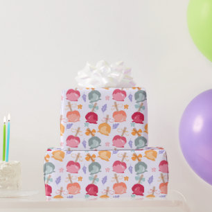 Colourful Candy Apples Wrapping Paper