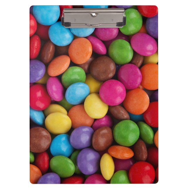 Colourful Candy, Candy Buttons, Sweets, Food Clipboard (Front)