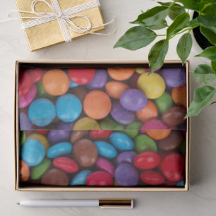 Colourful Candy, Candy Buttons, Sweets, Food Tissue Paper