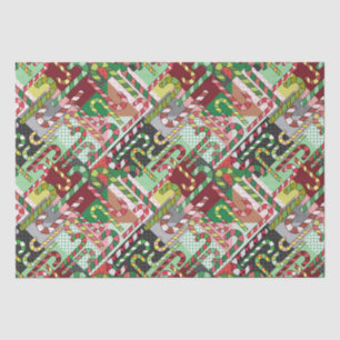 Colourful Candy Canes Tissue Paper