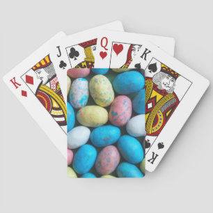 Colourful Candy Easter Eggs Playing Cards