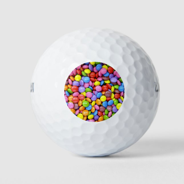 Colourful Candy Golf Balls (Front)