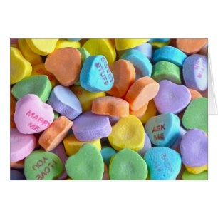 Colourful Candy Hearts