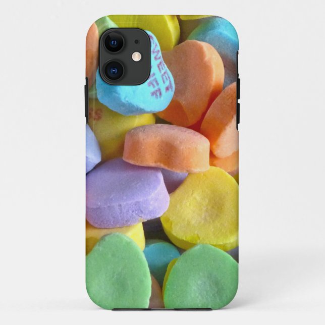 Colourful Candy Hearts Case-Mate iPhone Case (Back)