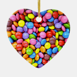 Colourful Candy Pieces Ceramic Tree Decoration