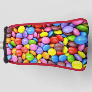 Colourful Candy Pieces Golf Head Cover