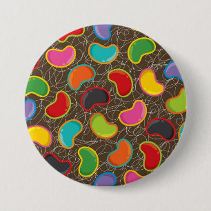 Colourful Candy Retro Jellybean Pop Button