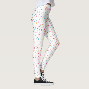 Colourful Candy Sprinkles   Custom Leggings