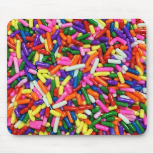 Colourful Candy Sprinkles Mouse Pad
