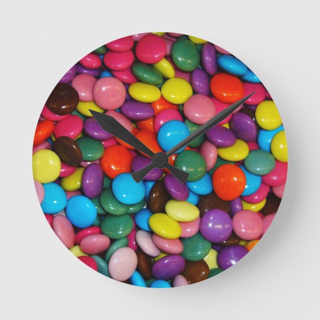 Colourful Candy Wall Clock (Front)