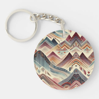 Colourful Canyons Key Ring