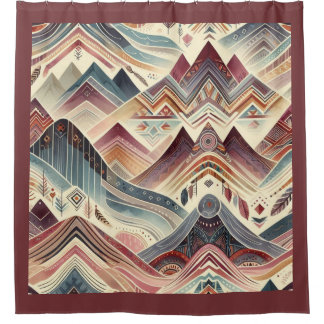 Colourful Canyons Shower Curtain