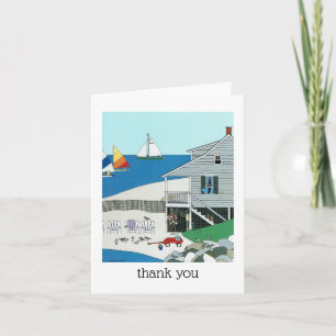 Colourful Cape Cottage Note Cards