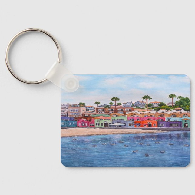 Colourful Capitola  Key Ring (Back)