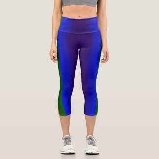 Colourful Capri Cropped 08 Yoga Pants
