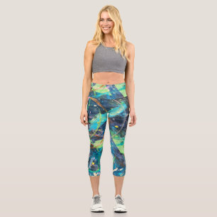 Colourful Capri Leggings