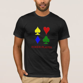 Colourful Card Suits T-Shirt