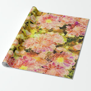 Colourful Carnation gift paper