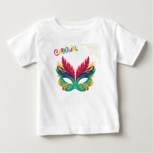 colourful carnival mask baby T-Shirt