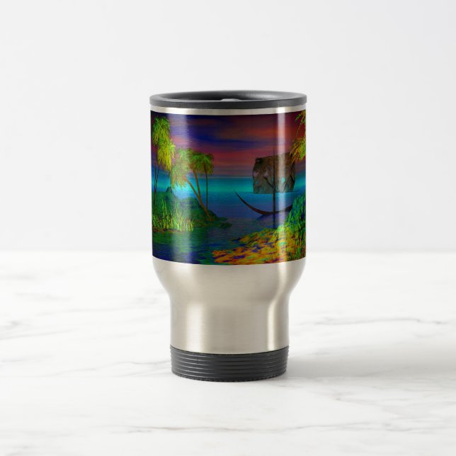 Colourful Carribean By David Wilder mug (Center)