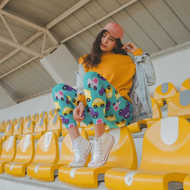 colourful cars leggings (Creator Uploaded)