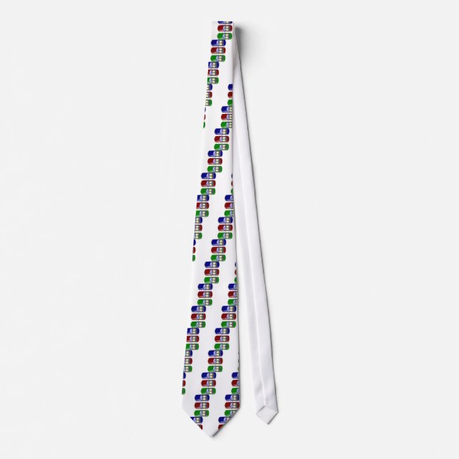 Colourful cars tie (Front)