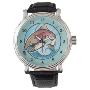 Colourful Cartoon Catching a Fish Watch