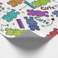 Colourful Cartoon Hippo Pattern