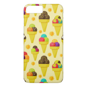 Colourful Cartoon Ice Cream Cones Case-Mate iPhone Case