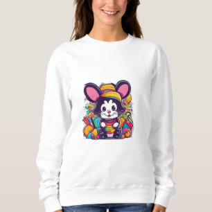 Colourful Cartoon Mouse Sweatshirt