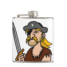 Colourful Cartoon Pirate with Sword