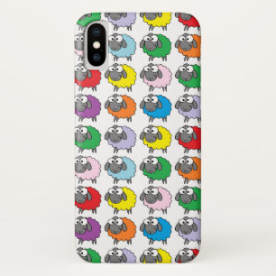 Colourful Cartoon Rainbow Sheep Case-Mate iPhone Case