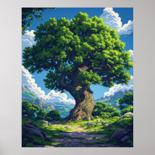 Colourful Cartoon Style Illustration Poster - High