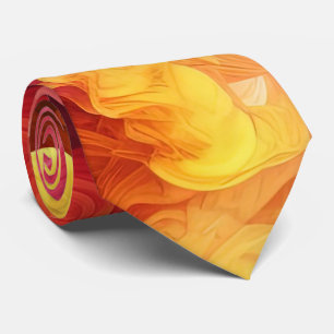 Colourful Cascade Neck Tie