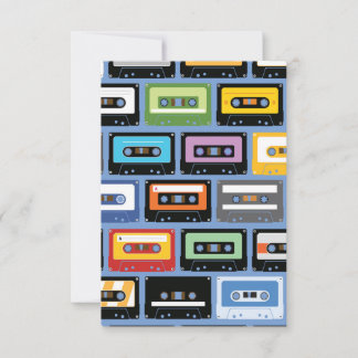 Colourful Cassette Tape Pattern
