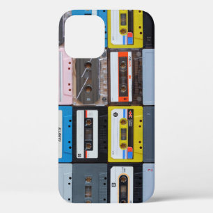 Colourful Cassette Tapes: Vintage Collection. iPhone 12 Case